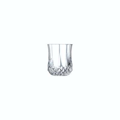 6 shooters vintage 4,5cl Longchamp - Cristal d'Arques - Verre ultra transparent au design vintage CRISTAL D ARQUES
