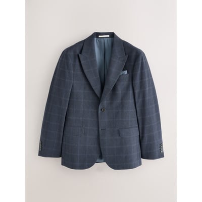 Veste de costume standard en coton à carreaux NEXT