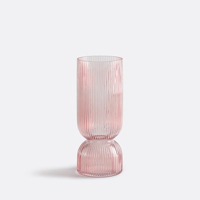 Vase en verre strié H26 cm, Valira LA REDOUTE INTERIEURS