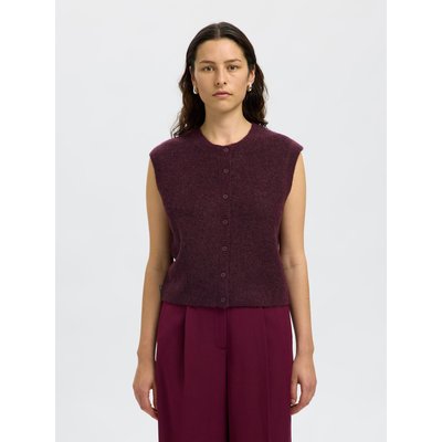 Laine mélangée Gilet tricoté SELECTED FEMME