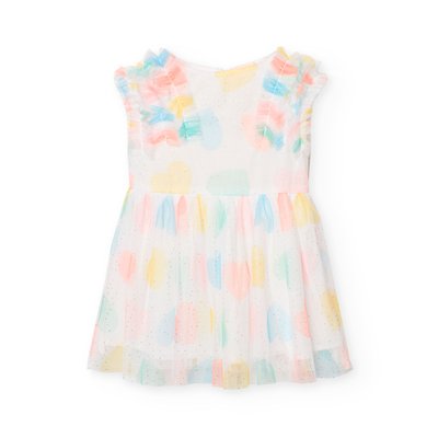 Robe en tulle coeurs BOBOLI