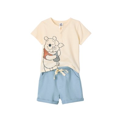 Ensemble Disney® Winnie L'ourson tee-shirt tunisien + short VERTBAUDET