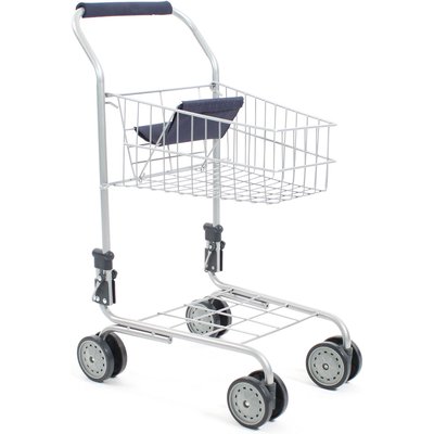 Chariot de supermarché métallique. BAYER CHIC 2000