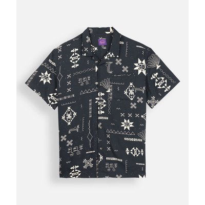 Chemise manches courtes imprimée viscose SNAP OXBOW