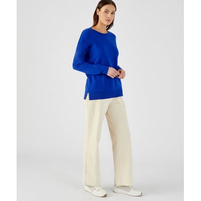 Pull col rond pur cachemire DAMART
