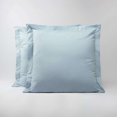 Lot de 2 taies d'oreillers coton percale 200 fils DESIREE LINANDELLE