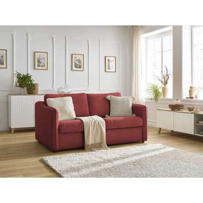 Canapé lit 3 places en tissu lisse, LENNY BOBOCHIC