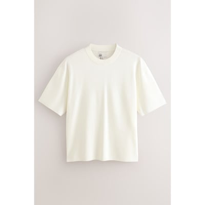 T-shirt ras du cou en maille manches courtes NEXT