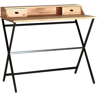 Bureau en fer et bois, pupitre Gayles RECOLLECTION