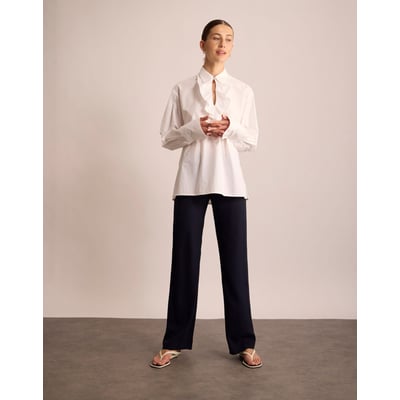 Chemise Ortiz en coton blanc INES DE LA FRESSANGE PARIS
