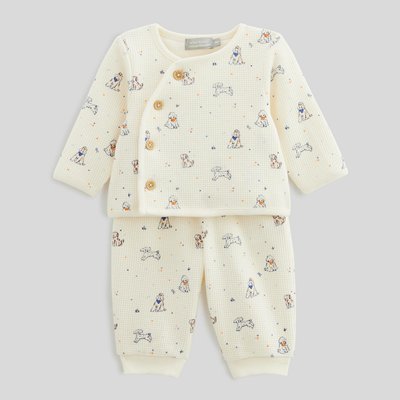 Ensemble imprimé en nid abeille BOUT'CHOU