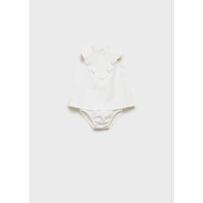 Robe et culotte à volants MANGO BABY