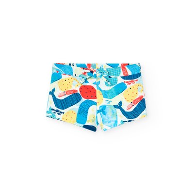 Boxer avec imprimé fantaisie et cordon de réglage BOBOLI