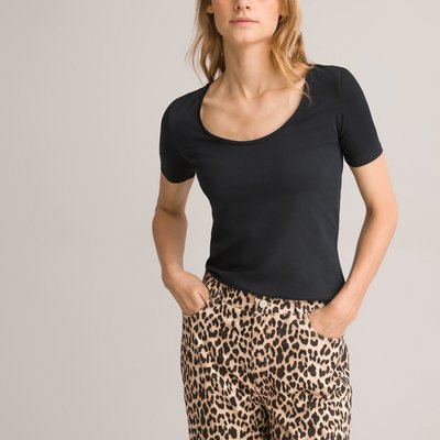 T-Shirt mit rundem Ausschnitt LA REDOUTE COLLECTIONS