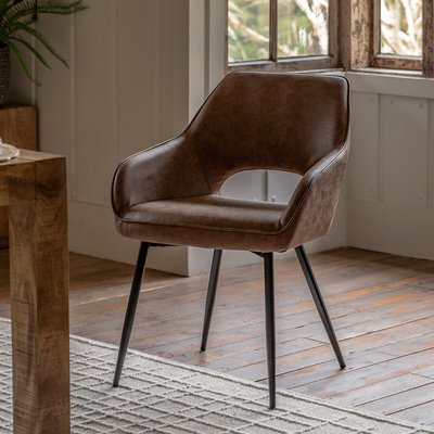 Ivello Faux Leather Dining Chairs (Set of 2) SO'HOME
