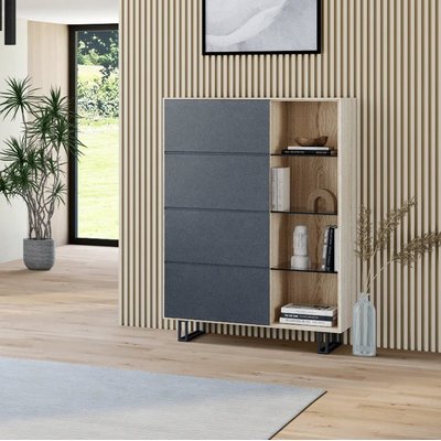 Buffet haut en chêne blanc ZONZA PIER IMPORT