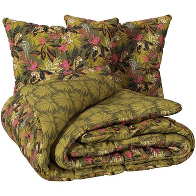 Housse de couette + 2 taies tropicale EDEN