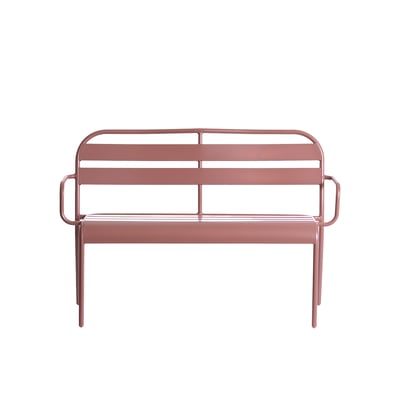 Banc de jardin en aluminium 2 places  ZEPHIR BERAH GETAH