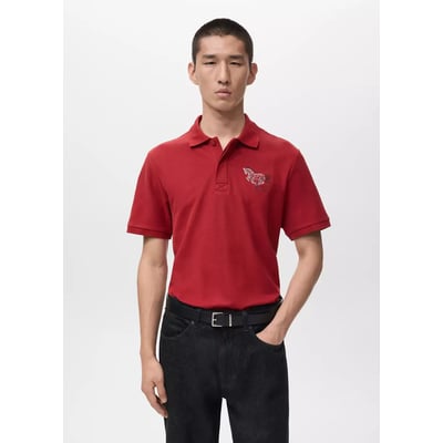 Polo coton manches courtes MANGO MAN