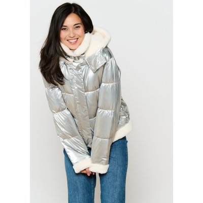 Manteau matelassé métallisé LOLALIZA