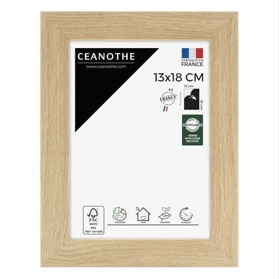 Cadre Photo Design 13x18 Cm Bois Reconstitué Fsc ETERNEL CEANOTHE