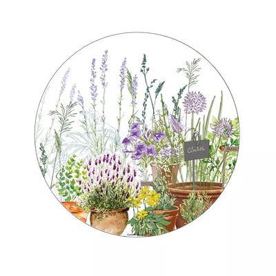 Set vinyle JARDIN AROMATIQUE GARNIER THIEBAUT