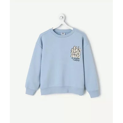 Rundhals-Sweatshirt mit Print vorne und hinten TAPE A L'OEIL