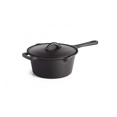 Casserole en fonte   18 cm avec couvercle et côtés NAPOLEON