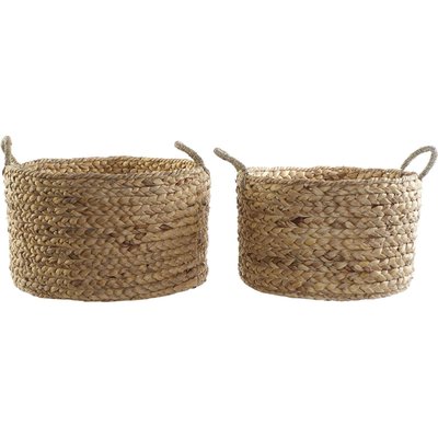 Panier de rangement naturel en roseau fait main couleur RECOLLECTION
