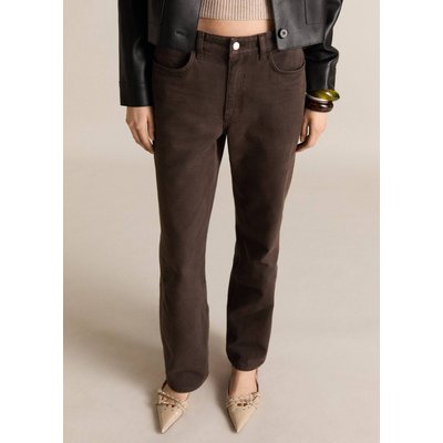 Jean droit taille haute MANGO