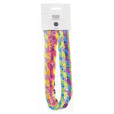 Chenille multicolore raye 10x 50cm RICO DESIGN