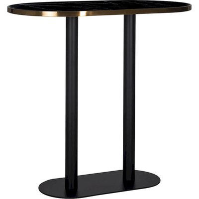 Table de bar en acier, ovale, Zenza RECOLLECTION