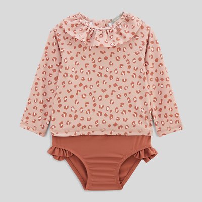 Maillot de bain tee-shirt manches longues et culotte imprimé BOUT'CHOU