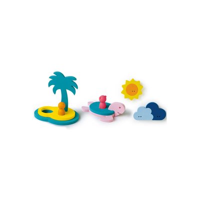 Puzzle de bain 3D L'île au trésor QUUT