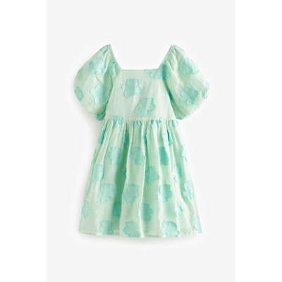 Robe texturée à motif floral coupe classique NEXT
