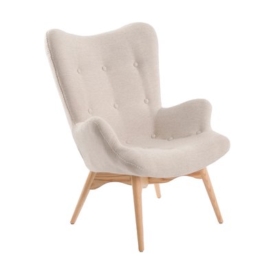 Fauteuil rembourré en tissu capitonné ANGEL CERDA