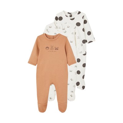 Lot de 3 dors-bien en interlock BASICS VERTBAUDET
