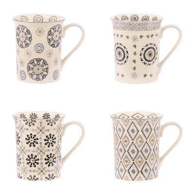 Coffret de 4 mugs   30 cl-NELSON TABLE PASSION