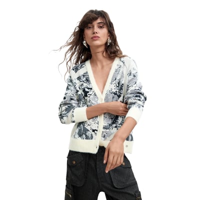 Pull jacquard M. C. Lacroix DESIGUAL