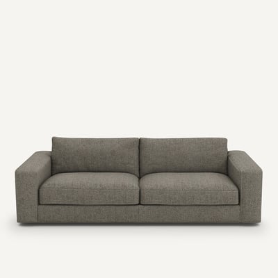 Canapé 3 ou 4 places, en tissu tweedé, SKANDER AM.PM