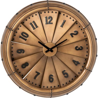 Horloge murale en métal esprit atelier RECOLLECTION