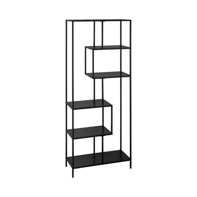 Etagère bibliothèque asymétrique métal 6 niveaux INDUSTRIELLE SWEEEK