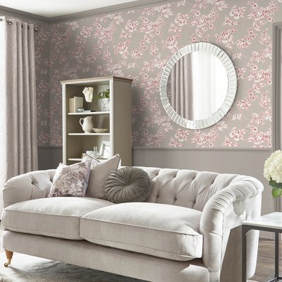 Papier peint fleuri Roses Pollington LAURA ASHLEY