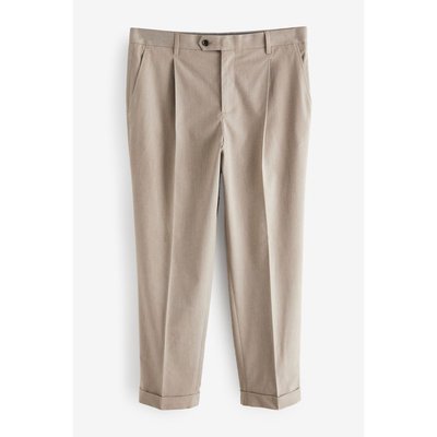 Pantalon en flanelle brossée coupe fuselée NEXT