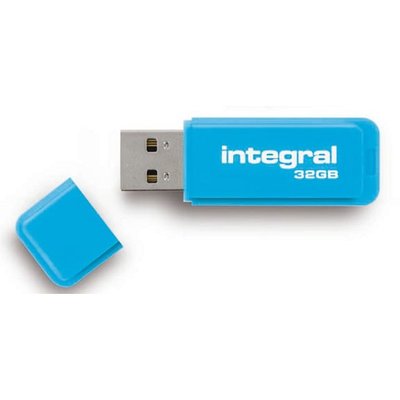 Cle usb INTEGRAL NEON BLEU 32 GB - NEON BLEU 32 GB INTEGRAL