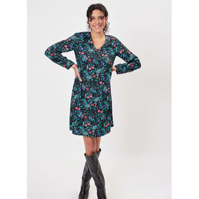 Robe évasée imprimée NOEMIE LA FIANCÉE