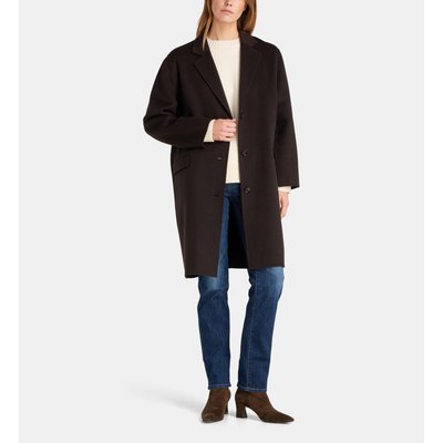 Manteau Mi-long Claudel Laine Recyclée Mélangée GALERIES LAFAYETTE