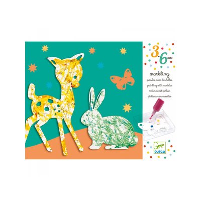 Peinture pour les petits - Défilé multicolore DJECO