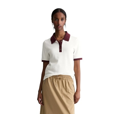 Polo structuré slim en pur coton bio MARC O’POLO DENIM