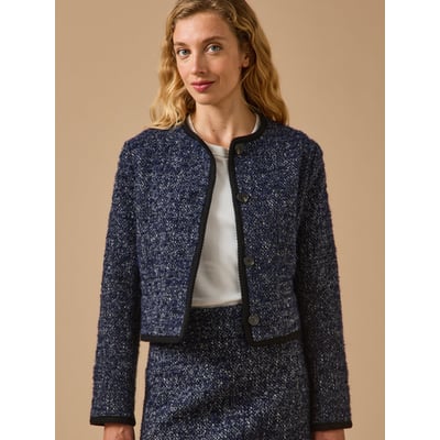 Veste sans col tweed CYRILLUS
